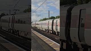 801209 passing Grantham with 1E22 1600 Edinburgh to London Kings Cross train britishrailways [upl. by Emyle]