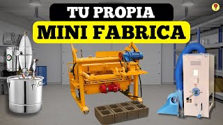 18 Maquinas para INICIAR tu MINI FABRICA  Negocios Rentables desde Casa [upl. by Ruthie]