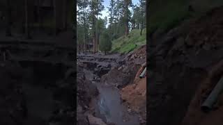 Ruidoso nmdestruccion por las lluvias viralvideo newmexico ruidoso youtubeshorts prayer [upl. by Eednarb]