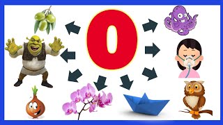 O for 50 words  Letter O for maximum words  ABC word making  vocabulary from O letter [upl. by Neemsaj]