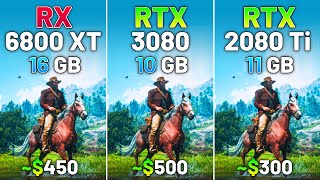 10 Games on RX 6800 XT vs RTX 3080 vs RTX 2080 Ti in 2024  1440p [upl. by Alehs]