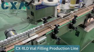 CX XLD Vial Filling Production Linemachine bottlefillingmachine factory automobile cxm vial [upl. by Nilcaj46]