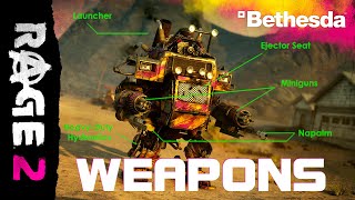 RAGE 2 Boom Bringer Mech Weapons Spotlight [upl. by Dorcas]