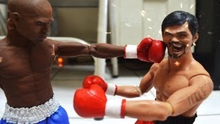 Boxing Stop Motion  Pacquiao VS Mayweather 拳王爭霸戰 [upl. by Carmelo624]