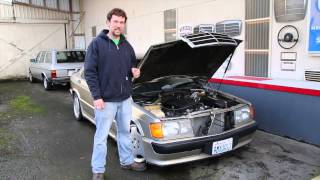 Mercedes W201 190E 23 16V Engine Compartment Update [upl. by Nuawed]