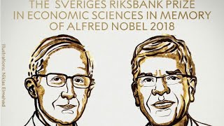 Americans William Nordhaus and Paul Romer win 2018 Nobel Economics Prize [upl. by Billat373]