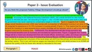 AQA Geography GCSE Paper 3  Prerelease 2024 9 Marker  Level 2 Model Answer [upl. by Delphinia]