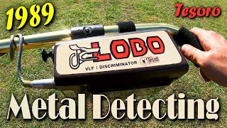 Metal Detecting with a Vintage Metal Detector [upl. by Burlie918]