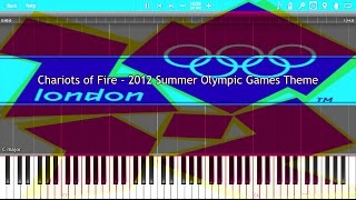 Chariots of Fire  2012 Olympic Games Theme Piano Tutorial [upl. by Leban]