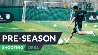 Preseason training for football  Shooting drills [upl. by Hagile867]