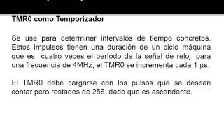 Ensamblador 13 Configuración Del Timer0 del PIC16F84 M C Adrián Sánchez Vidal [upl. by Ltihcox]