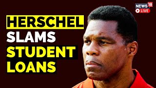 Herschel Walkers Speech Live  Herschel Walker Student Loan Plan News Live  English News Live [upl. by Weisler]