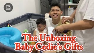 The Unboxing Baby Cedies gifts [upl. by Auqenwahs]