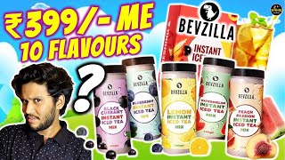 Flavored Instant Ice Tea in Rs 15😱😍 BEVZILLA Iced Tea Powder Review Part 2  Bevzilla Review [upl. by Solrak944]