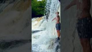 Natures beauty fuels my spirit and determination Another amazing dip day challenge at Aysgarth Falls [upl. by Aiynot]