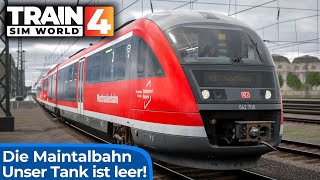 MAINTALBAHN Der Tank ist leer  TRAIN SIM WORLD 4  Miltenberg  Aschaffenburg  DB Regio BR 642 [upl. by Hanschen998]