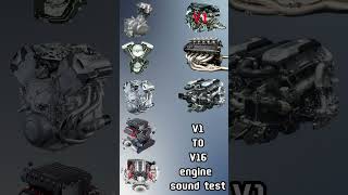 V1 to V16 engines sound test [upl. by Niasuh]