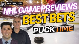 NHL Picks and Predictions Today  Devils vs Panthers  Predators vs Oilers  PuckTime Nov 14 [upl. by Garretson]