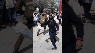 Estudiante vs Carabinero bailan cueca en San Fernando Colchagua CHILE [upl. by Oliy715]