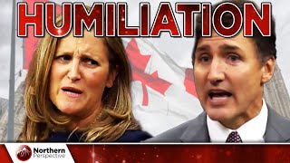 Chrystia Freeland COMPLETELY EMBARRASSED by Conservatives while Trudeau leaves EARLY [upl. by Matthews878]