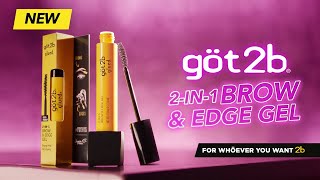 Sculpt shape and define with new göt2b 2in1 Brow amp Edge Gel [upl. by Frieda874]