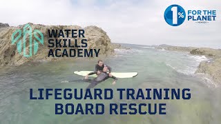 Lifeguard Board Rescue Training  SLSGB Accredited Courses  Newquay Cornwall  Water Skills Academy [upl. by Vanzant]