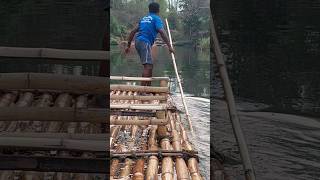 Bamboo Rafting at Kanger valley natinal park Jagdalpur shortfeed shorts bamboorafting jagdalpur [upl. by Ydnar]