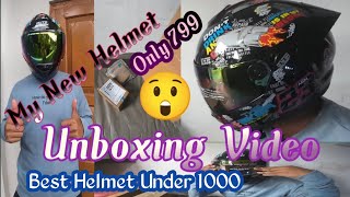 Foroly Autogreen Full Face Helmet And Chin Mount Unboxing Video [upl. by Linehan730]