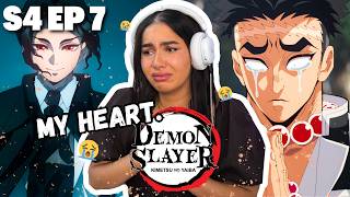 IN TEARS 😭│Demon Slayer Season 4 Episode 7 Reaction  Review [upl. by Remled]