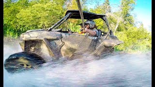 Polaris RZRs Trail Riding Up North  RZR XP Turbo  RZR XP 1000  SXSUTVs Offroading [upl. by Gunn]