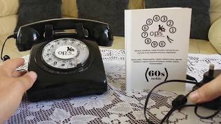 opis 60s rotary dial gsm mobile phone [upl. by Icram]