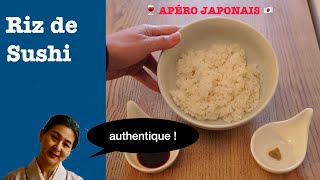 Faire le riz pour Sushi méthode sûre  recette facile  apéro japonais  酢飯 [upl. by Nioe]