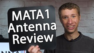 Mata1 Amplified Indoor HD TV Antenna Review quot250 Milesquot [upl. by Mehs]