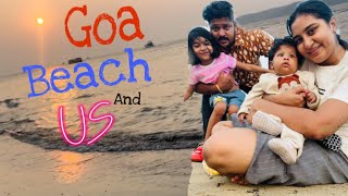 ഗോവ ബീച്ച് ഇഷ്ടപ്പെട്ടു🏖️GOA BEACH day2 goatrip 5monthsbaby trendingvideo goavibes family [upl. by Emelyne]