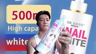 Dr Davey snail white lotion ng man at work [upl. by Ginzburg928]