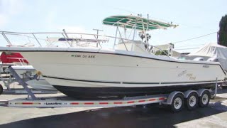 Pursuit 2870 Center Console with Twin Yamaha 225HP Model Year 1999 [upl. by Dorolice]