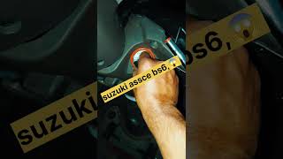 Suzuki assce ignition switch ring light modification 😱youtuber youtubeshorts [upl. by Htnnek]