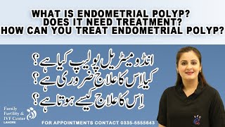 What is Endometrial polyp and its treatment in UrduHindi [upl. by Apgar536]