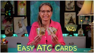 Easy ATC Cards with IOD Pastiche [upl. by Haron]