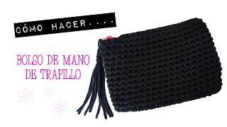 Cómo hacer un bolso de mano de trapillo [upl. by Anama800]