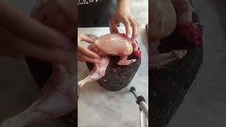 Uper View of Chicken Meat meat chicken shortsfeed shorts butcher [upl. by Athene]