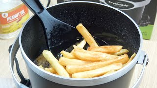 Presto FryDaddy 1 Quart Deep Fryer Demo  Fries amp Shrimp [upl. by Ynots]