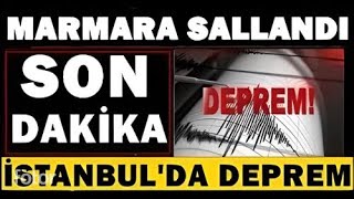 İSTANBUL KÖTÜ Haber Korkutan Şiddetli DEPREM SON DAKİKA Açıklaması [upl. by Boyer]