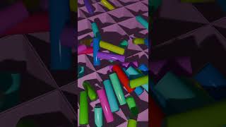 Long multicolored falling bar shorts blendertutorial [upl. by Jannel698]