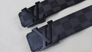 Real vs Replica Louis Vuitton  HOW TO SPOT A FAKE LOUIS VUITTON BELT [upl. by Cirre]