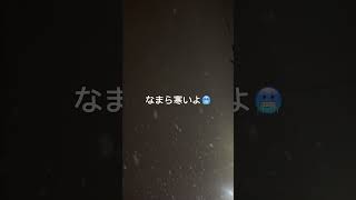 札幌は今、初雪が降っています！ 北海道 札幌 初雪 寒い [upl. by Uis]