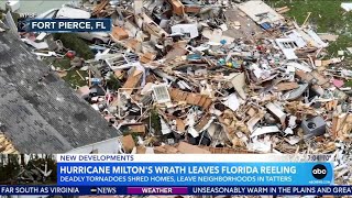 LIVE Florida Gov Ron DeSantis update after Hurricane Milton slams state [upl. by Ahseat]