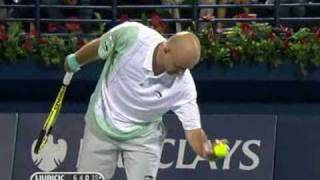 Ljubicic vs Djokovic Dubai 2010 [upl. by Damalus859]