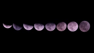 Full Moon Timelapse 🔭🌒🌓🌔🌕 [upl. by Ambros351]