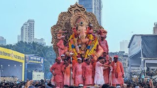 Unforgettable Memories of Lalbaugcha Raja Visarjan 2023 at Girgaon Chowpatty  Mumbai Attractions [upl. by Azarria854]